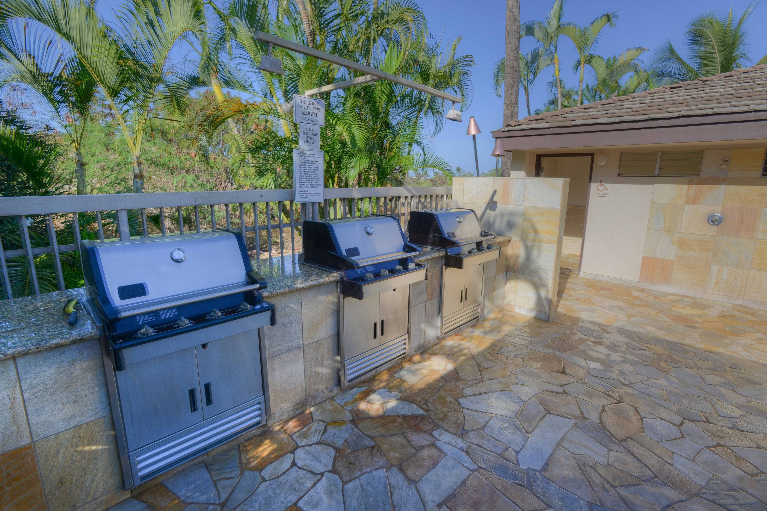 Guest-Use Grilling Station